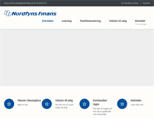 Tablet Screenshot of nordfynsfinans.dk